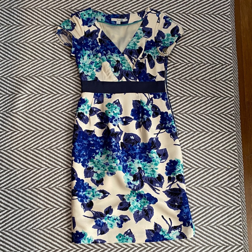 Boden floral silk dress